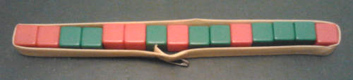 cubes in a line